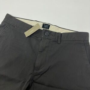 NEW J.Crew Men's 250 Skinny Stretch Chino Pants 30x34 Gray Slim Fit Style AB613